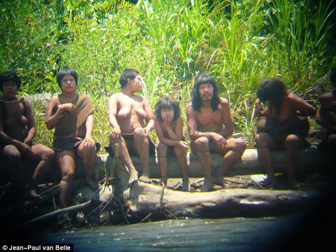 Cư dân bộ lạc này đã được nhìn thấy 3 lần trong năm nay khi họ rời khỏi rừng ra ngoài tìm thức ăn.